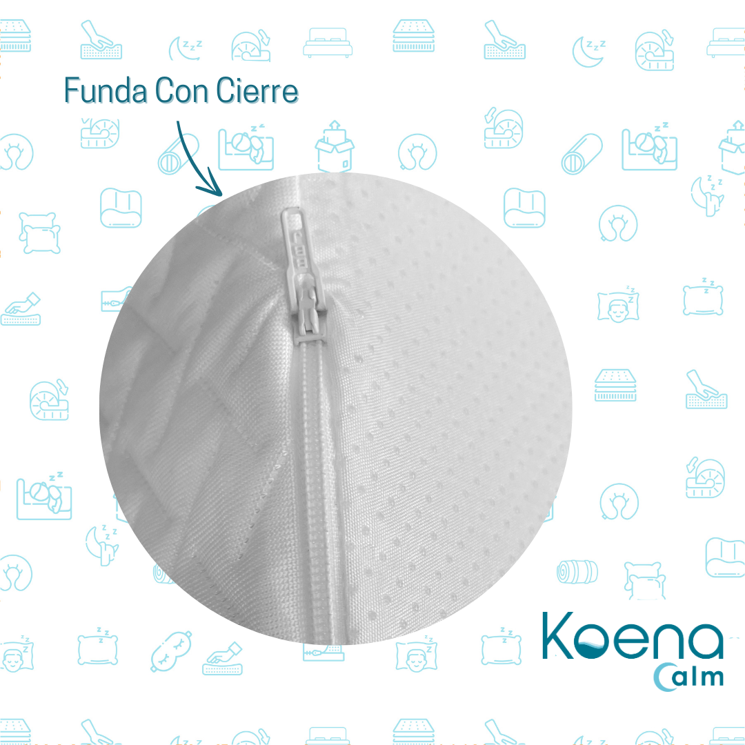 Almohada Cuña I Anti-reflujo I Post Operatoria I Ortopédica I Multi Propósito I Brinda soporte a cuello y hombros I Funda con Cierre I Tela Cooling Fabric, que se encarga de mantener la máxima frescura mientras duermes y extra suave I Hipoalergénica I Anti-Ácaros I 2 Años de Garantía