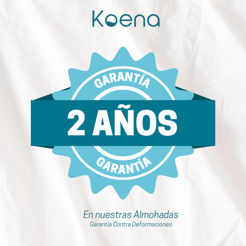 Almohada Koena │ Memory Foam │Funda Lavable │ Hipoalergénica │ Fresca